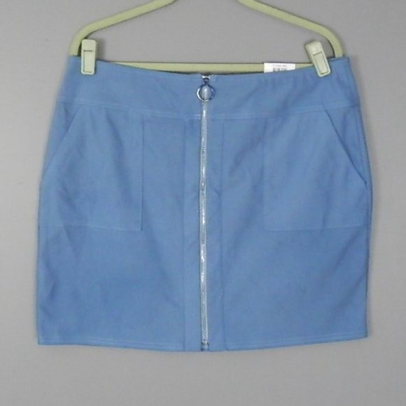 INC International Concepts Dresses & Skirts - INC International Concepts Zip-Front Mini Skirt